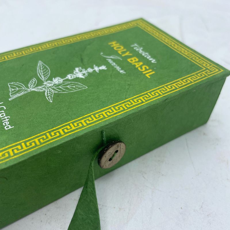 Coffret Cadeau d'Encens Sughandit Dhoop de l'Himalaya- Basilic Sacré