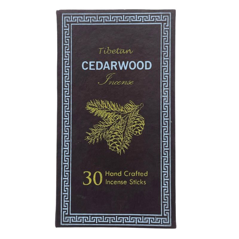 Coffret Cadeau d'Encens Sughandit Dhoop de l'Himalaya- Bois de Cèdre