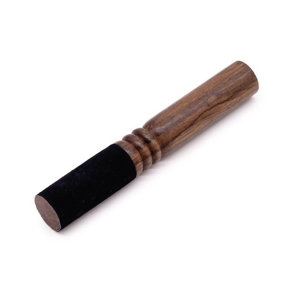 Bâton en Bois - 17 cm - Double Anneau Moyen