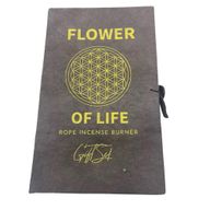 Set d'Encens en Corde & Porte-Encens en Métal Argenté - Fleur de Vie