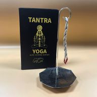 Set d'Encens en Corde & Porte-Encens en Métal Argenté - Sept Chakras