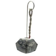 Set d'Encens en Corde & Porte-Encens en Métal Argenté - Sept Chakras