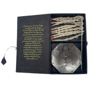 Set d'Encens en Corde & Porte-Encens en Métal Argenté - Sept Chakras