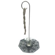 Set d'Encens en Corde & Porte-Encens en Métal Argenté - Astamangal