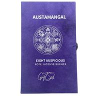 Set d'Encens en Corde & Porte-Encens en Métal Argenté - Astamangal