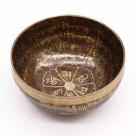 Bol Gravé de Guérison Tibétain - 16 cm - Mantra