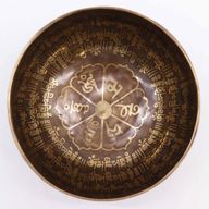 Bol Gravé de Guérison Tibétain - 16 cm - Mantra
