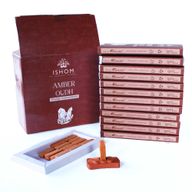 Pack de 15 Briques d'Encens Naturel & Brûleur- Bois d'Ambre