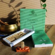 Pack de 15 Briques d'Encens Naturel & Brûleur - Bois de Patchouli