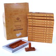Pack de 15 Briques d'Encens Naturel & Brûleur -Bois de Santal