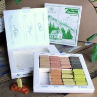 Coffret de 70 Briques D'Encens Naturel & Brûleur - 7 Encens Terreux de l'Himalaya