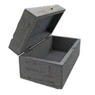 Vintage Deco - Boîte Multi-fonctions - 22x12x10cm - Etoile Grise