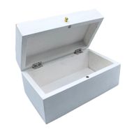 Vintage Deco - Boîte Multi-fonctions - 22x12x10cm - Diamants Blancs