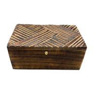 Vintage Deco - Boîte Multi-fonctions - 22x12x10cm - Lignes Antiques