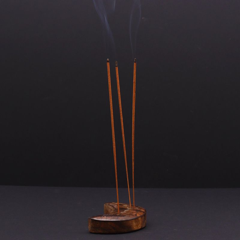 Set de Brûleurs d'Encens Gravés et en Laiton - Lune