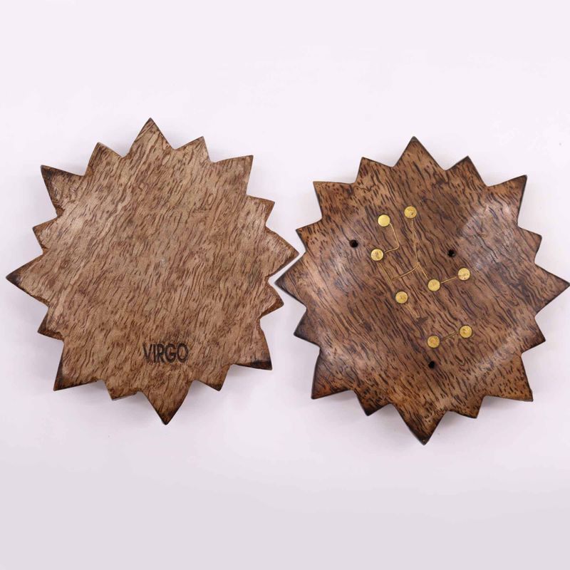 Set de Brûleurs d'Encens Gravés et en Laiton - Sun