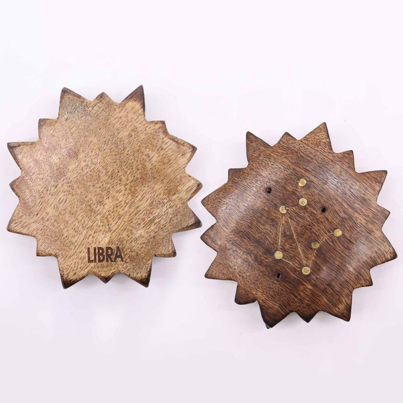 Set de Brûleurs d'Encens Gravés et en Laiton - Sun