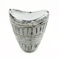 Vase à Col Large - Crème 22cm