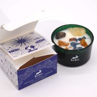 Bougie Magique en Cristal avec Fleurs et Gemmes de Hop Hare - Le Soleil