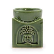Brûleur de Bouddha Carré - Jade Foncé