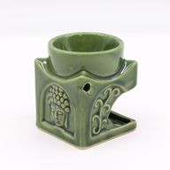 Brûleur de Bouddha Carré - Jade Foncé