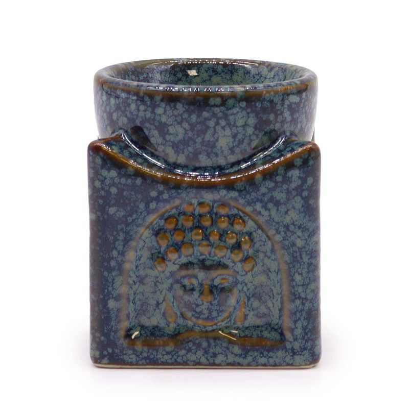 Brûleur de Bouddha Carré - Bleu Rustique