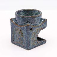 Brûleur de Bouddha Carré - Bleu Rustique