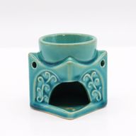 Brûleur de Bouddha Carré - Turquoise Doux