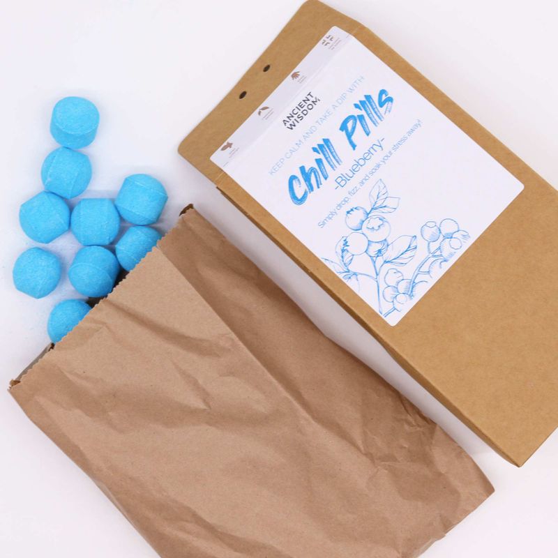 Paquet Cadeau de Mini Bombes de Bain 350g - Myrtille