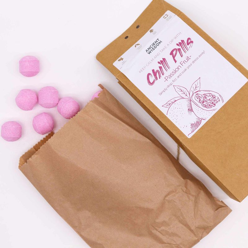 Paquet Cadeau de Mini Bombes de Bain 350g - Fruit de la Passion