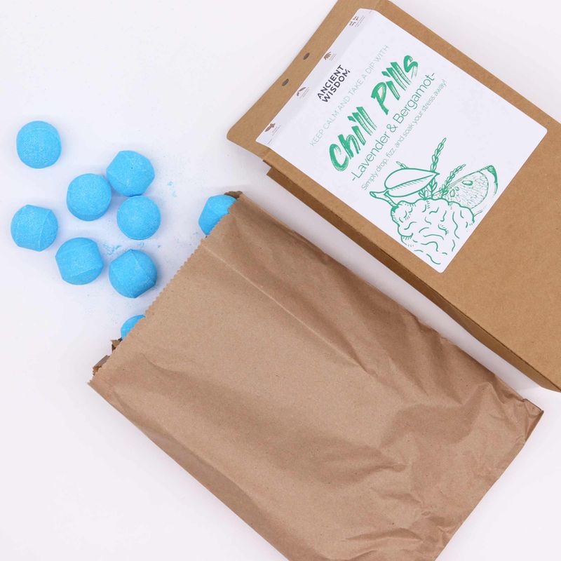 Paquet Cadeau de Mini Bombes de Bain 350g - Lavande & Bergamote