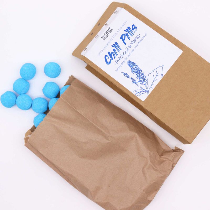 Paquet Cadeau de Mini Bombes de Bain 350g - Ylang & Patchouli