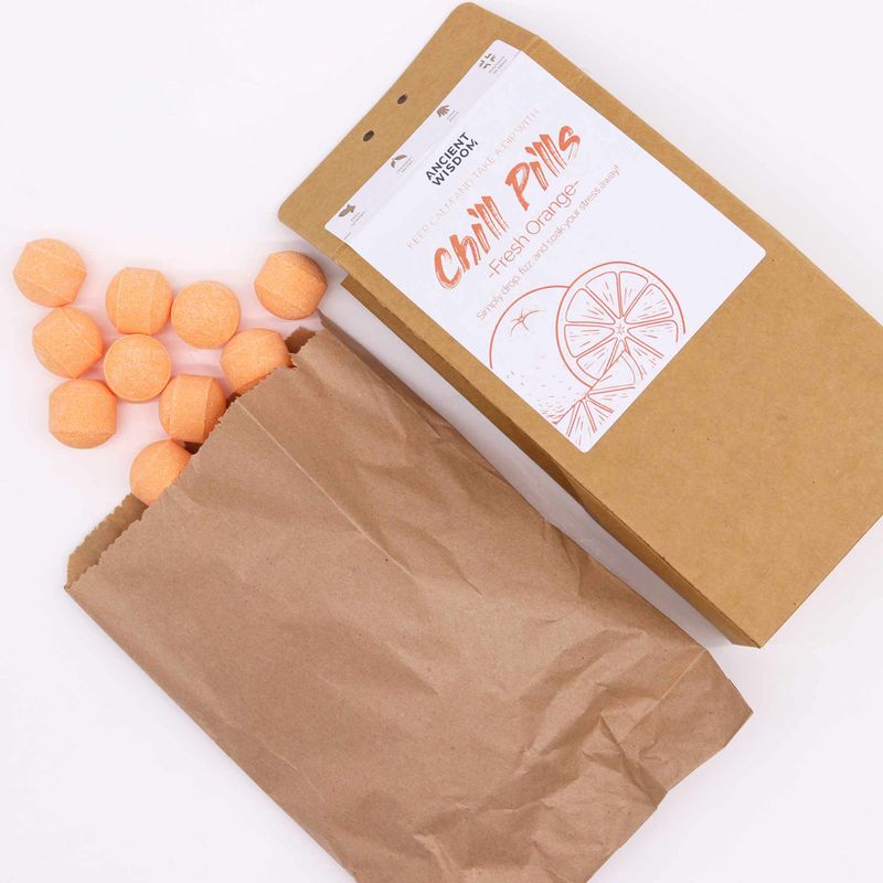 Paquet Cadeau de Mini Bombes de Bain 350g - Orange Fraîche