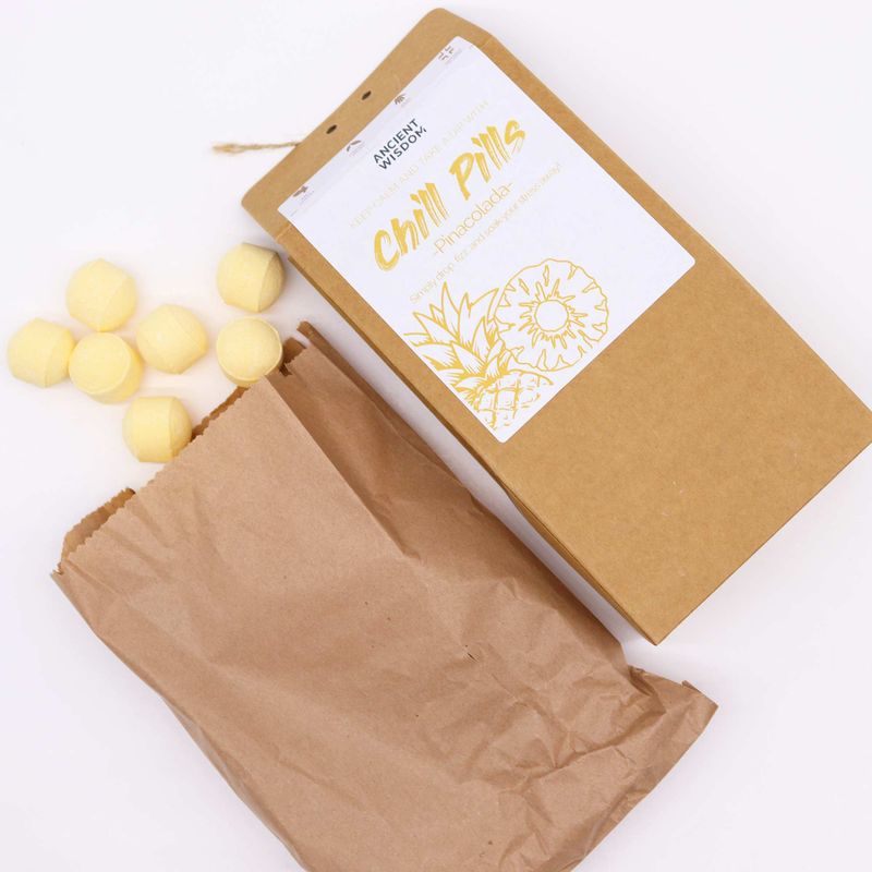 Paquet Cadeau de Mini Bombes de Bain 350g - Pinacolada