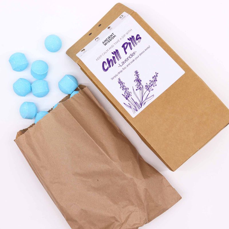 Paquet Cadeau de Mini Bombes de Bain 350g - Lavande