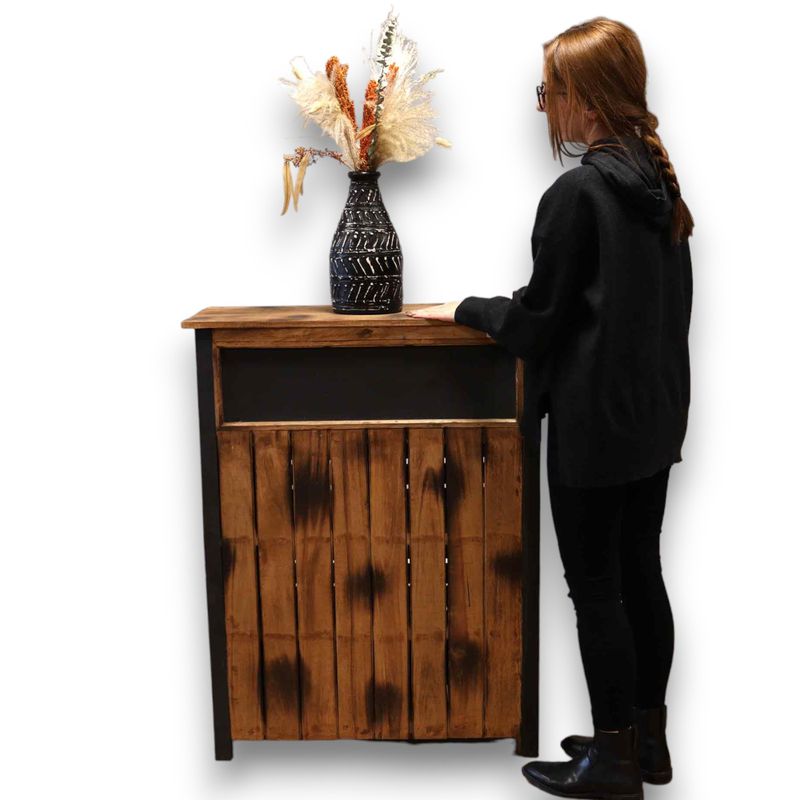 Table Debout Point de Paiement avec Tableau Noir