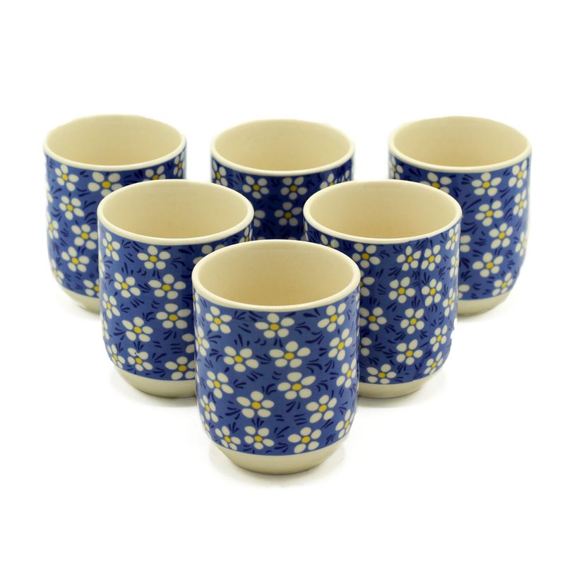 Tasses à Thé - Marguerite Bleue