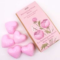Coffret Cadeau Cœur de Bain - Rose en Fleurs du Bonheur