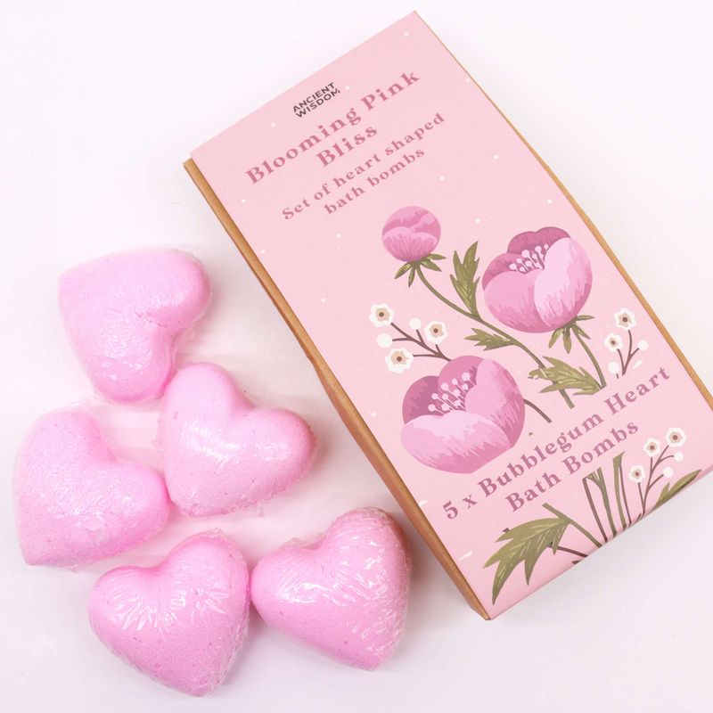 Coffret Cadeau Cœur de Bain - Rose en Fleurs du Bonheur