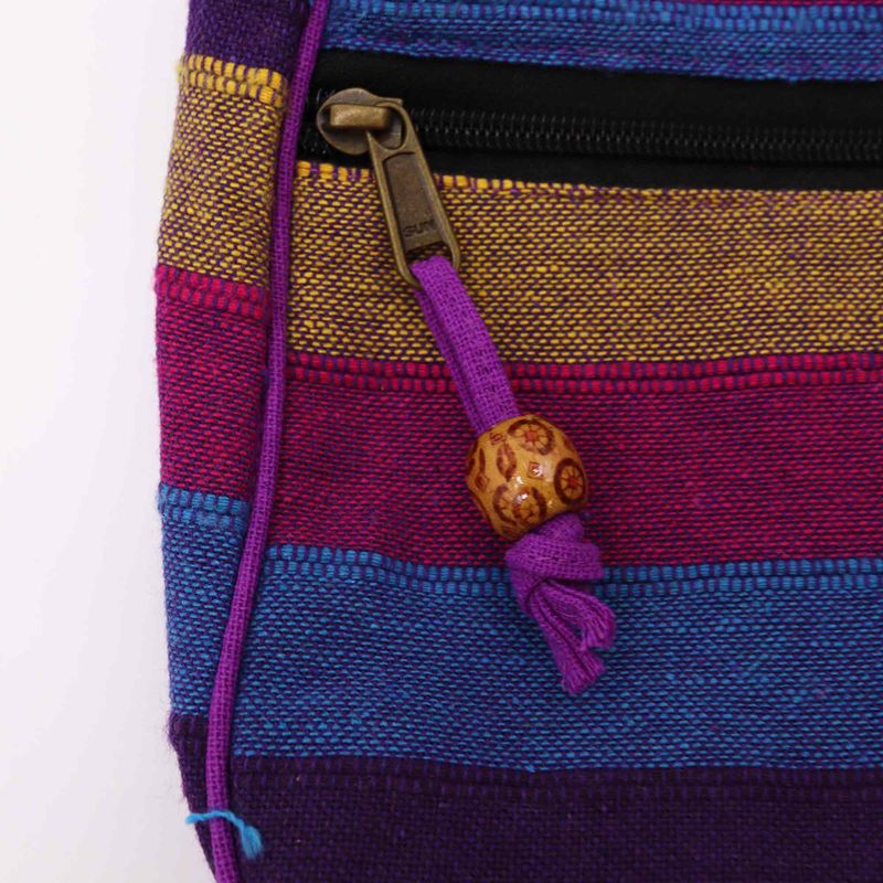 Sac à Bandoulière Népal Lrg (sangle réglable) - Fleurs sauvages