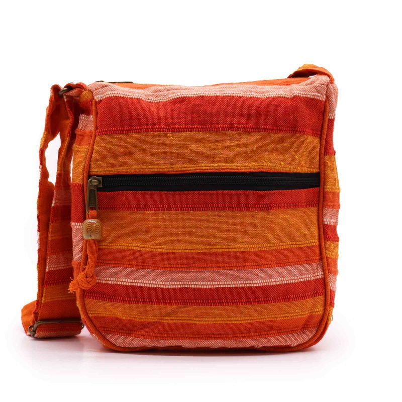 Sac à bandoulière Népal en gros - Lever du Soleil Orange