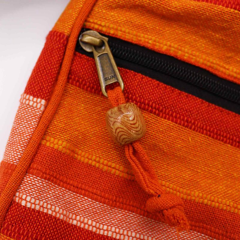 Sac à bandoulière Népal en gros - Lever du Soleil Orange