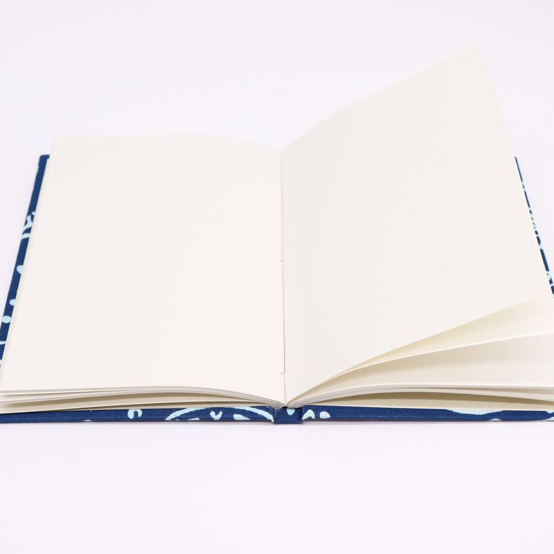 Carnets Reliés en Coton 20x15cm - 96 pages - Poisson Indigo