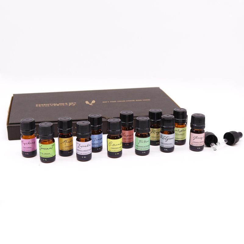 Coffret d'Huiles Essentielles d'Aromathérapie - Printemps