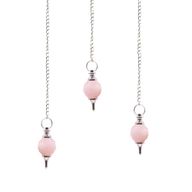 Pendule en Pierres Précieuses à Facettes - Quartz rose