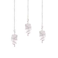 Pendule en Pierres Brutes - Quartz Rocheux