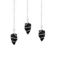 Pendule en Pierres Brutes - Agate Noire