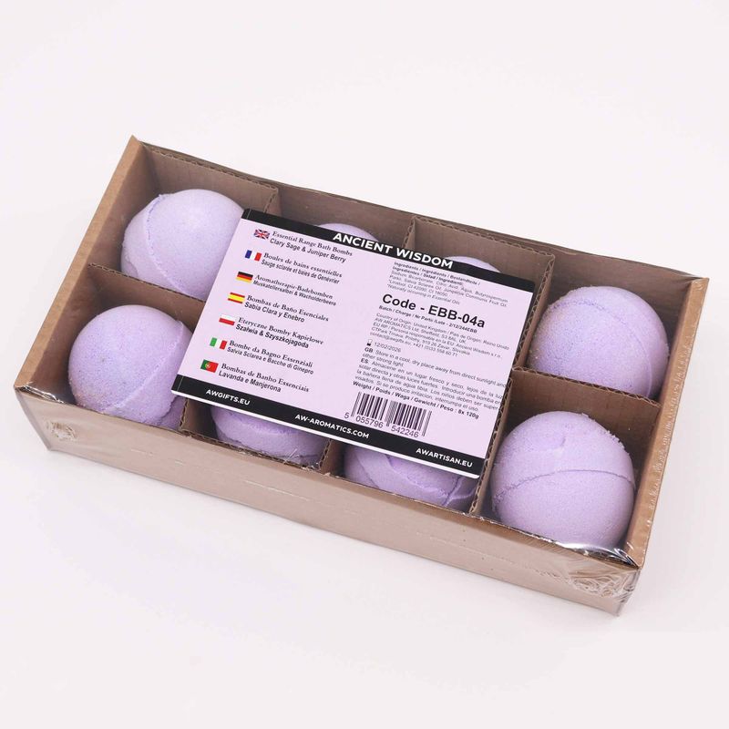 Boules de Bain Sauge Sclarée et Genévrier