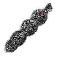 Porte-Encens Long Bouddha en Aluminium Poli 20cm