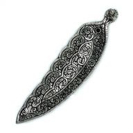Porte-Encens Bouddha en Aluminium Poli de Forme Allongée 23cm